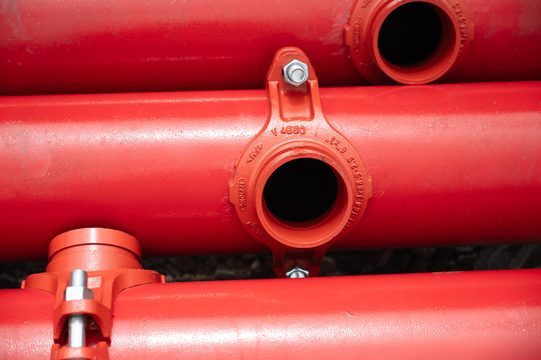 Red contra incendio - Tuberías y rociadores